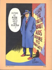 Verso de Strip AIDS U.S.A. (1988) - Strip AIDS U.S.A.