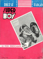 Verso de Super Boy (1re série) -6- Duel en mer