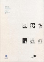 Verso de (Catalogues) Prix Töpffer de la ville de Genève -12- 2007