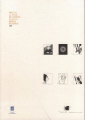 Verso de (Catalogues) Prix Töpffer de la ville de Genève -14- 2009