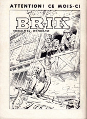 Verso de Kris le shérif (puis Kriss) (Aventures et Voyages) -26- Le serpent tatoué