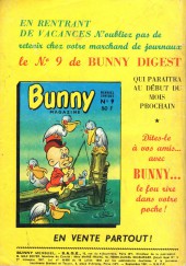 Verso de Bunny (1re Série - Sage) -8- Bunny : un sacré casse-cou