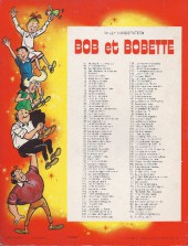 Verso de Bob et Bobette (3e Série Rouge) -122b1982- Les ciseaux magiques