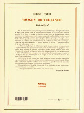 Verso de (AUT) Tardi -1988- Voyage au bout de la nuit