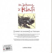 Verso de Un automne à Hànôi -a2017- Un automne à Hànôi - [Carnet de saisons] au Vietnam