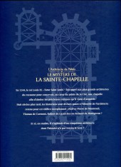 Verso de L'architecte du Palais -1- Le Mystère de la Sainte-Chapelle