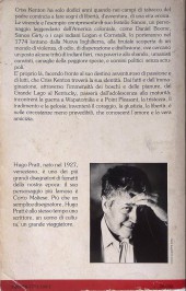 Verso de (AUT) Pratt, Hugo (en italien) -ITA- Il romanzo di Criss Kenton