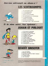 Verso de Les schtroumpfs -2a1975- Le schtroumpfissime (et schtroumpfonie en ut)