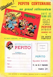 Verso de Pepito (2e Série - SAGE) (Pepito Magazine - 1) -6- Les pygmées rouges