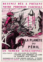 Verso de Aventures de demain !.. (Châteaudun) -7- Les serpents de l'espace
