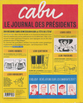 Verso de (AUT) Cabu -2017- Le journal des Présidents