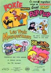 Verso de Flip et Flop (1e Série - Pop magazine/Comics Humour)  -2- Quand le corbeau fait chanter