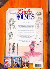 Verso de Les enquêtes d'Enola Holmes -4- Le secret de l'éventail