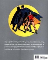 Verso de Batman - The Complete History - Batman : the life and times of the dark knight