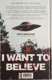Verso de The x-Files Archives -4- Les affaires non classées du FBI - Tome 4