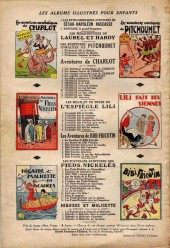 Verso de Les pieds Nickelés (2e série) (1929-1940) -12a37- Dans le maquis
