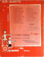 Verso de Bob et Bobette (2e Série Rouge) -13d1963- Le castel de COGHEDUR