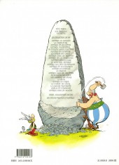 Verso de Astérix (Hachette) -18a2000- Les lauriers de César