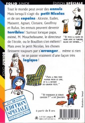 Verso de Le petit Nicolas -5b- Le petit nicolas a des ennuis