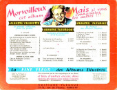 Verso de Sylvain et Sylvette (albums Fleurette) -5a1954- Les ruses de sylvain