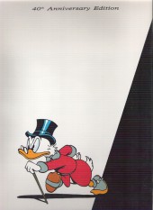 Verso de Walt Disney's Uncle Scrooge in Color (1987) -a- Uncle scrooge in color - 40th anniversary edition