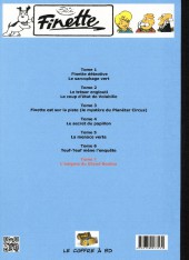 Verso de Finette -INT07- L'Enigme du Grand Boulou