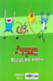 Verso de Adventure Time x Regular Show -1C- Adventure Time x Regular Show Part 1 Of 6