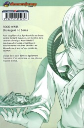 Verso de Food Wars ! -19- Tome 19