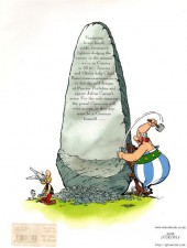 Verso de Astérix (en anglais) -20b04- Asterix in Corsica