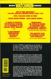 Verso de Watchmen (DC Comics - 1986) -INT- Watchmen : International Edition