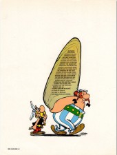 Verso de Astérix (en anglais) -12c84- Asterix at the Olympic Games