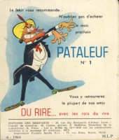 Verso de Pifalo (poche) -1- Pifalo - Patache et le fakir