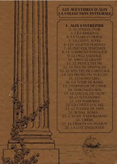 Verso de Alix - La collection (Fabbri) -1- Alix l'intrépide