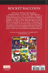 Verso de Marvel Comics : Le meilleur des Super-Héros - La collection (Hachette) -45- Rocket Raccoon