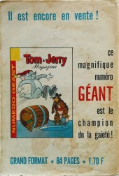 Verso de Tom et Jerry (Puis Tom & Jerry) (2e Série - Sage) -74- Le petit chien sauteur !