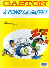 Verso de Gaston (France Loisirs - Album Double) -8- Gaffe à Lagaffe ! / À fond la gaffe !