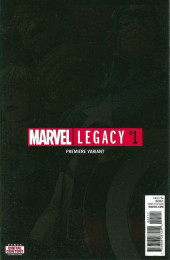 Verso de Marvel Legacy (2017) -1VC- Issue #1