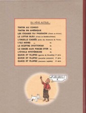 Verso de Tintin - Pastiches, parodies & pirates - Tintin reporter au pays de l'or noir