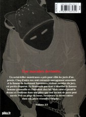 Verso de Museum - Killing in the rain -3- Volume 3