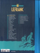 Verso de Lefranc - La Collection (Hachette) -2Test- L'Ouragan de feu