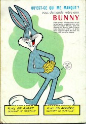 Verso de Bugs Bunny (Magazine Géant) -16- Rugby chez les Zinkas