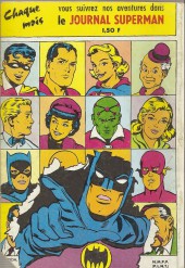 Verso de Superman et Batman et Robin -Rec10- Album N°10 (du n°17 au n°20)