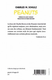 Verso de Charlie Brown (Rivages) -a2017- Peanuts