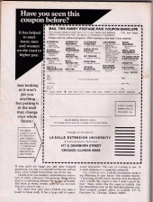 Verso de Dracula Lives! (1973) -6- Terror Lurks... in the Chapel of Blood