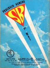 Verso de Super Boy (2e série) -188- Les pèlerins de l'espace