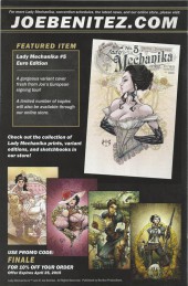 Verso de Lady Mechanika (2010) -5F- The Mystery of the Mechanical Corpse Chapter 5