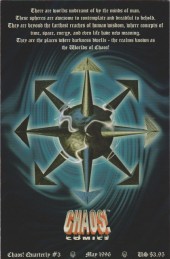 Verso de Chaos! Quarterly (1995) -3- Chaos quarterly 3
