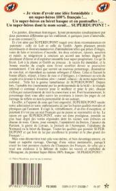 Verso de SuperDupont -1Poche- Superdupont