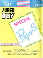 Verso de Super Boy (1re série) -68- Nylon carter - la bande des 