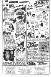 Verso de Les histoires illustrées -17- Texas Johnny